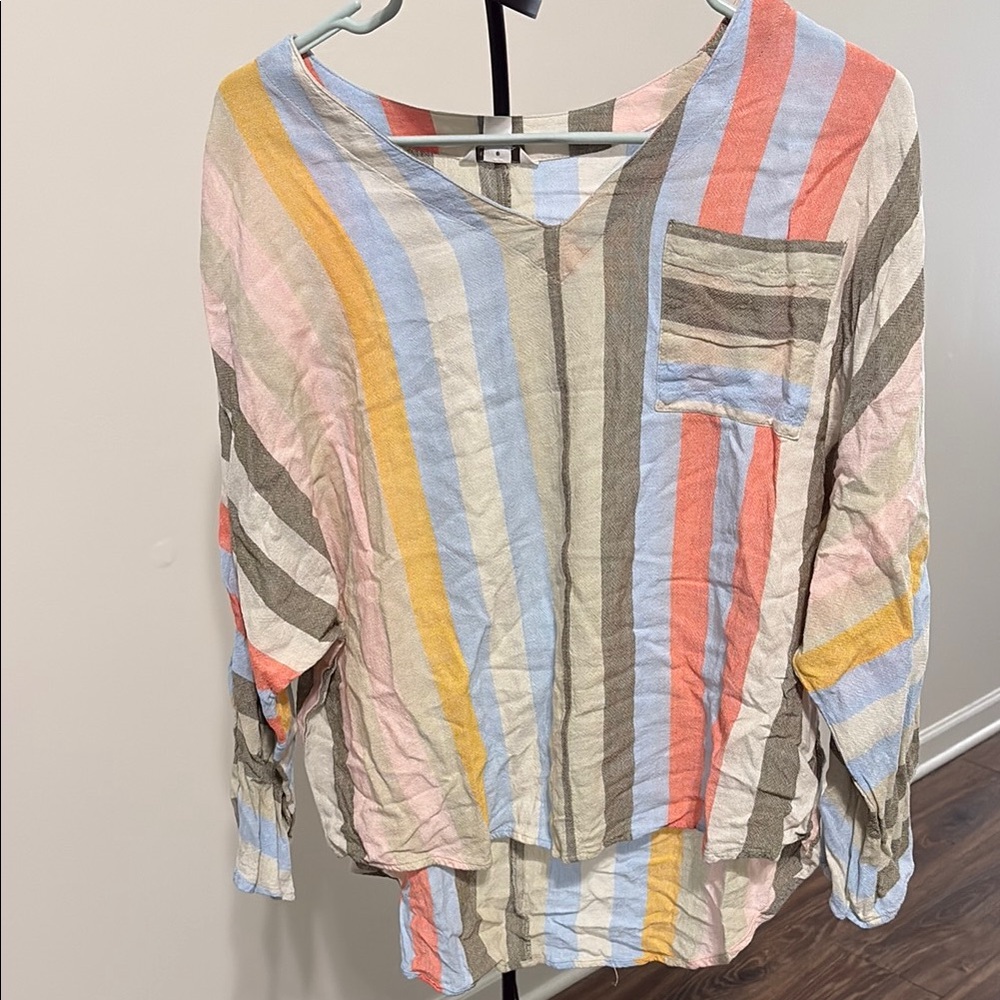 Striped Multicolor Women's Top